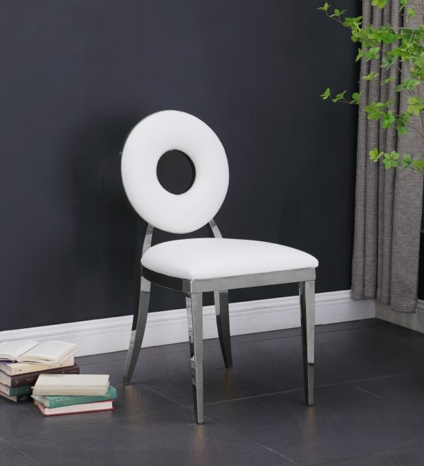 Carousel Vegan Leather Upholstered Dining Chair