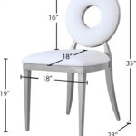 Carousel Vegan Leather Upholstered Dining Chair