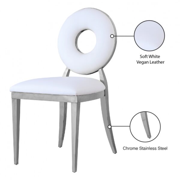 Carousel Vegan Leather Upholstered Dining Chair