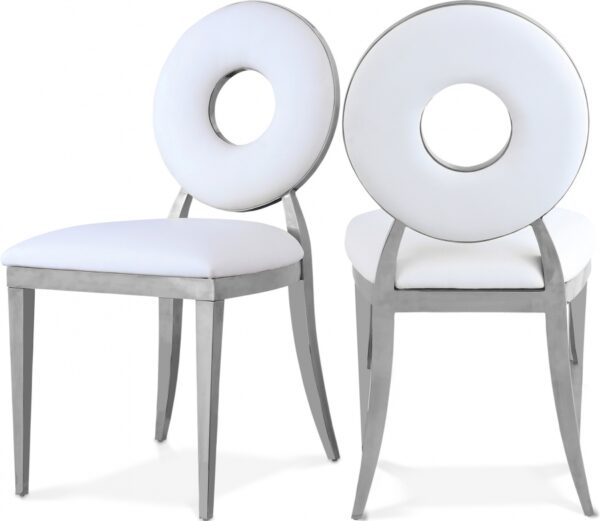 Carousel Vegan Leather Upholstered Dining Chair