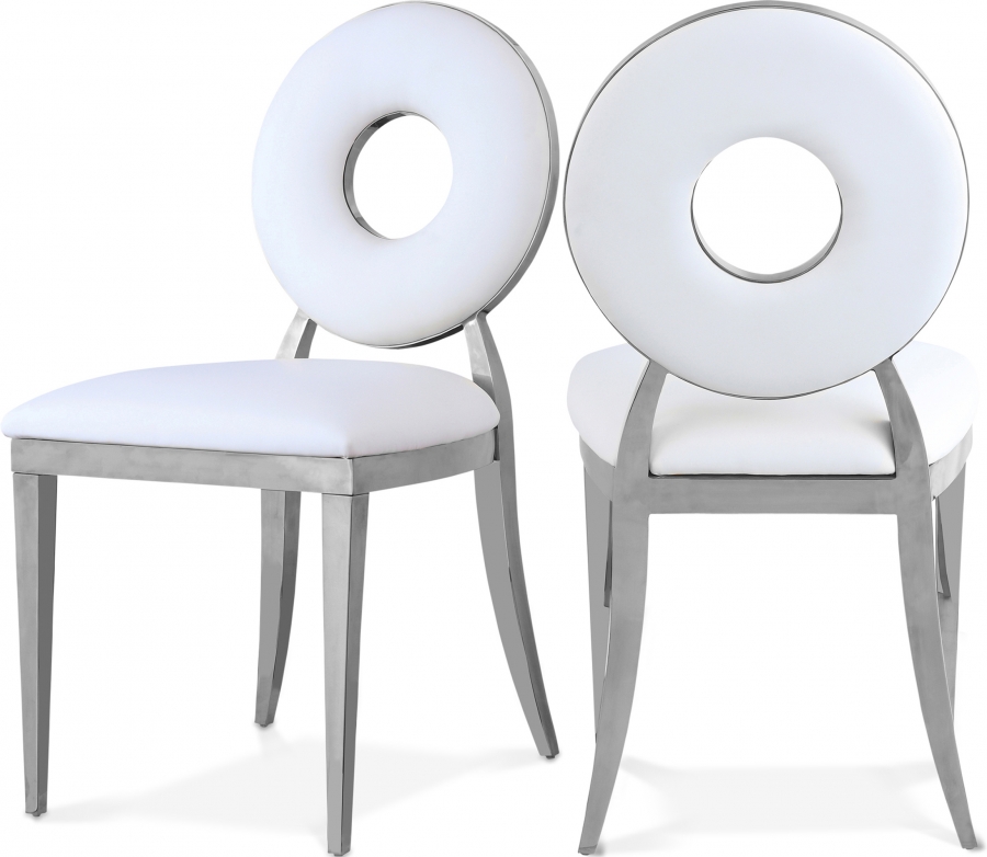 Carousel Vegan Leather Upholstered Dining Chair