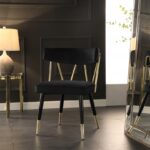 Rheingold Velvet Upholstered Dining Chair