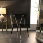 Rheingold Velvet Upholstered Dining Chair