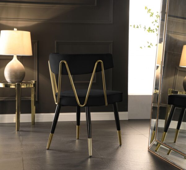 Rheingold Velvet Upholstered Dining Chair