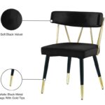 Rheingold Velvet Upholstered Dining Chair