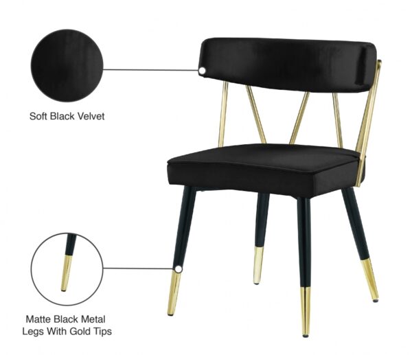 Rheingold Velvet Upholstered Dining Chair