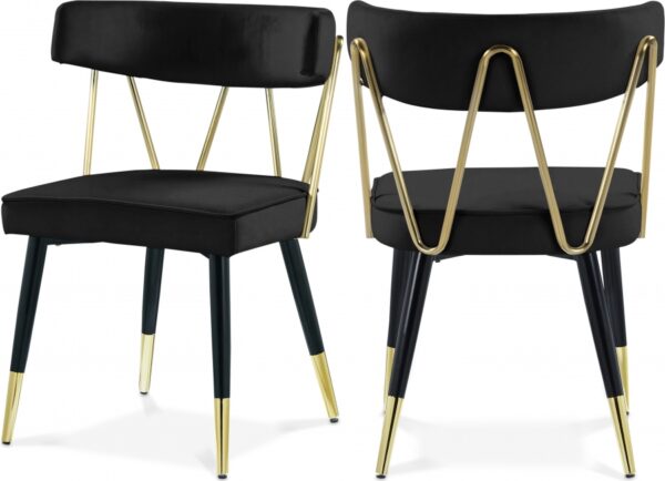 Rheingold Velvet Upholstered Dining Chair
