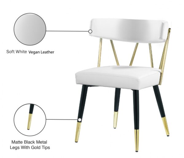 Rheingold Vegan Leather Upholstered Dining Chair