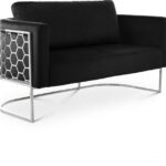 Casa 63.5" Velvet Upholstered Loveseat