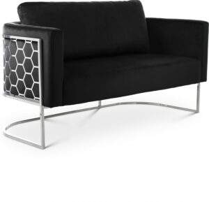 Casa 63.5" Velvet Upholstered Loveseat