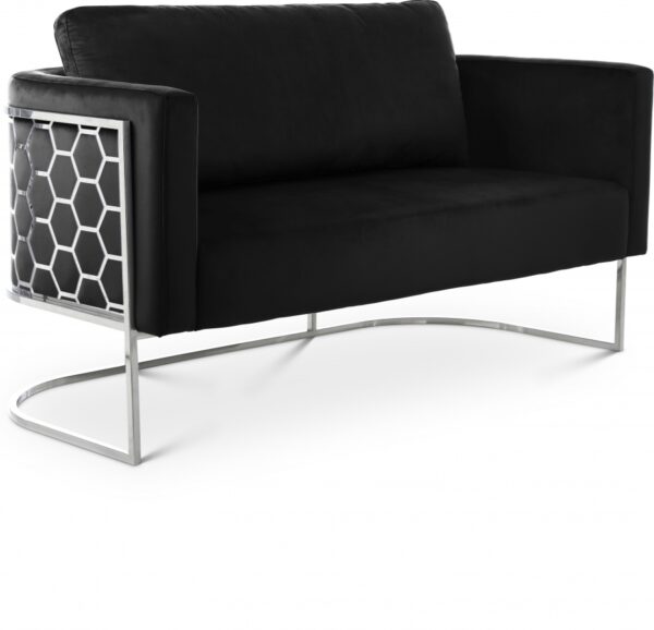 Casa 63.5" Velvet Upholstered Loveseat