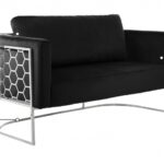 Casa 63.5" Velvet Upholstered Loveseat