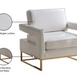 Amelia Vegan Leather Upholstered Accent Chair