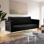 Casa 75.5" Velvet Upholstered Sofa