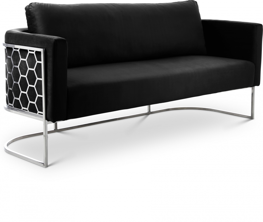Casa 75.5" Velvet Upholstered Sofa
