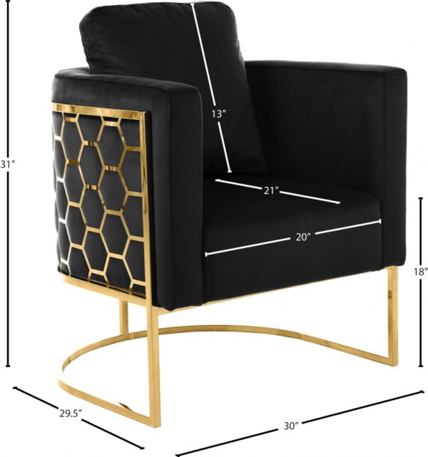Casa Velvet Upholstered Chair