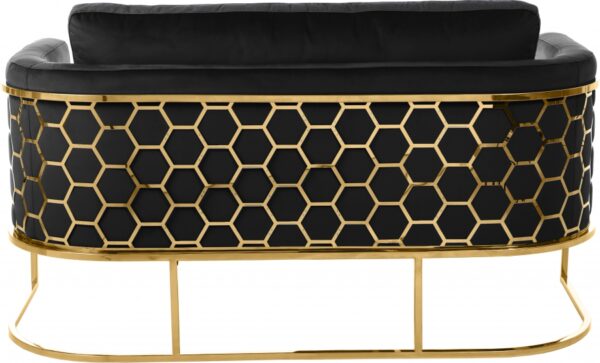 Casa 63.5" Velvet Upholstered Loveseat