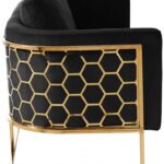 Casa 63.5" Velvet Upholstered Loveseat