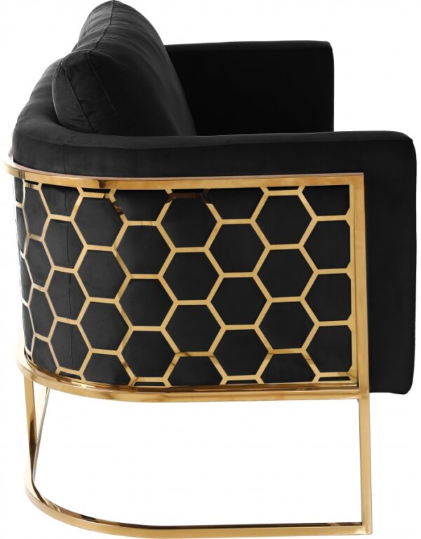 Casa 63.5" Velvet Upholstered Loveseat