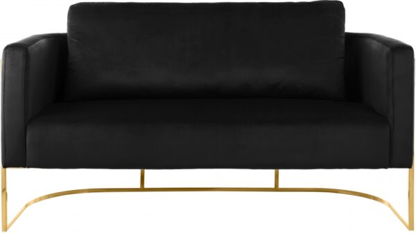 Casa 63.5" Velvet Upholstered Loveseat