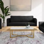 Casa 63.5" Velvet Upholstered Loveseat