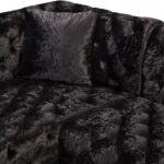Coco 133" Velvet Upholstered 3pc. Sectional