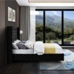 Savan Velvet Upholstered Bed