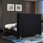 Savan Velvet Upholstered Bed