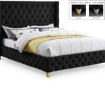 Savan Velvet Upholstered Bed