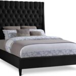 Fritz Velvet Upholstered Bed