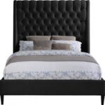 Fritz Velvet Upholstered Bed