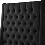 Fritz Velvet Upholstered Bed