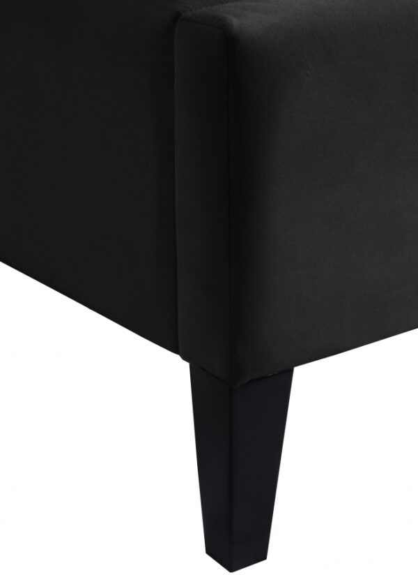 Fritz Velvet Upholstered Bed
