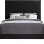Harlie Velvet Upholstered Bed