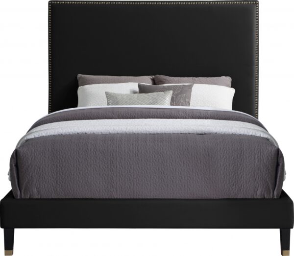 Harlie Velvet Upholstered Bed