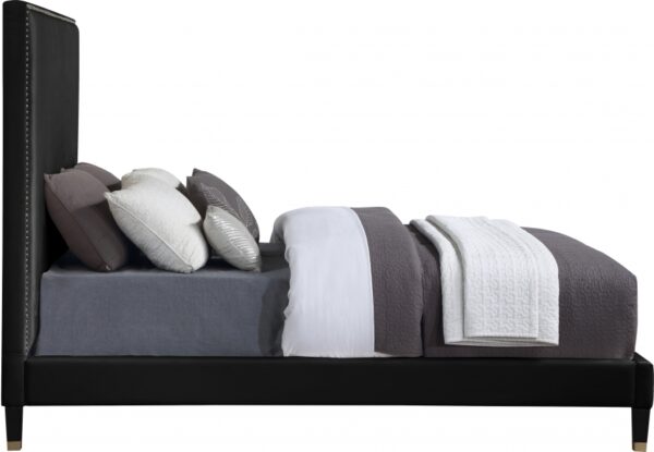 Harlie Velvet Upholstered Bed