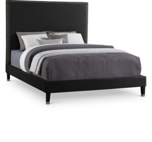 Harlie Velvet Upholstered Bed