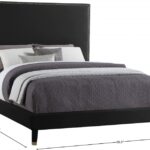 Harlie Velvet Upholstered Bed