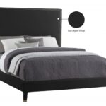 Harlie Velvet Upholstered Bed