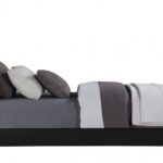 Harlie Velvet Upholstered Twin Bed
