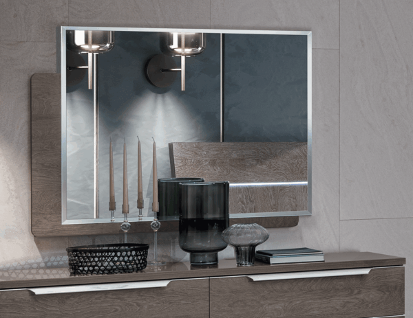 Platinum Mirror Silver Birch