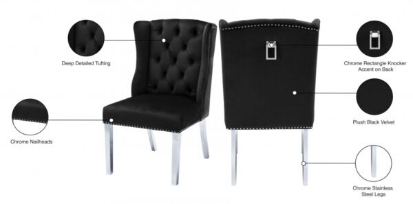 Suri Velvet Upholstered Dining Chair