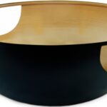 Doma Glass Top And Iron Base Coffee Table