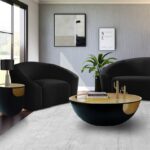 Doma Glass Top And Iron Base Coffee Table