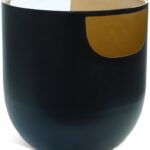 Doma Glass Top And Iron Base End / Side Table
