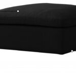 Serene Linen Textured Fabric Upholstered Deluxe Comfort Modular Ottoman