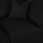 Serene 158" Linen Textured Fabric Upholstered Deluxe Comfort 8pc. Modular Sectional