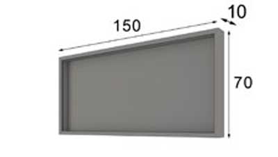 Oro Mirror for Double Dresser