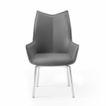 1218 Swivel Dining Chair Dark Grey