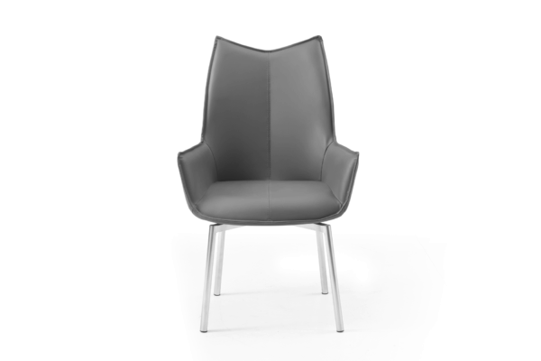 1218 Swivel Dining Chair Dark Grey